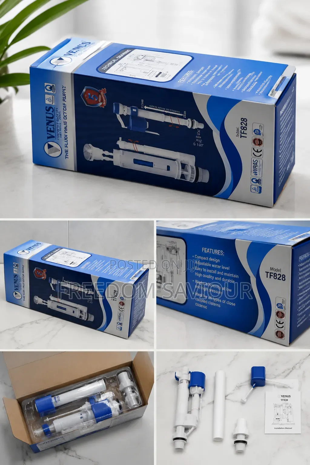 Venus Tf828 Dual Flush Toilet Fill Valve