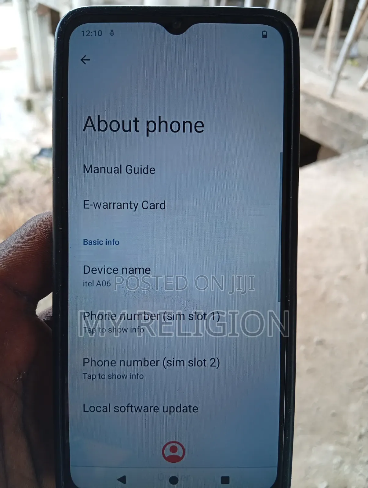 Itel A06 64 GB Black