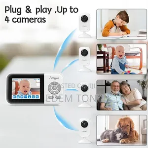 Simyke Upgrade Video Baby Monitor With Camera,1200ft Long Range