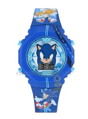 Sonic the Hedgehog Kids Unisex LCD Watch and Compass Set