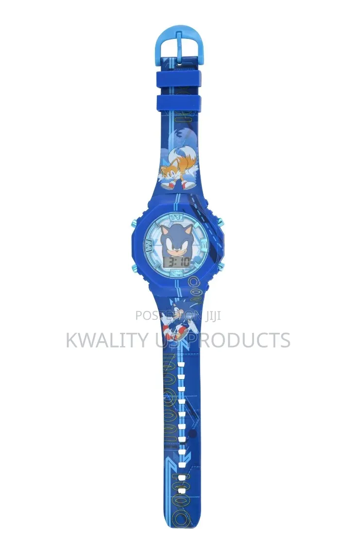 Sonic the Hedgehog Kids Unisex LCD Watch and Compass Set