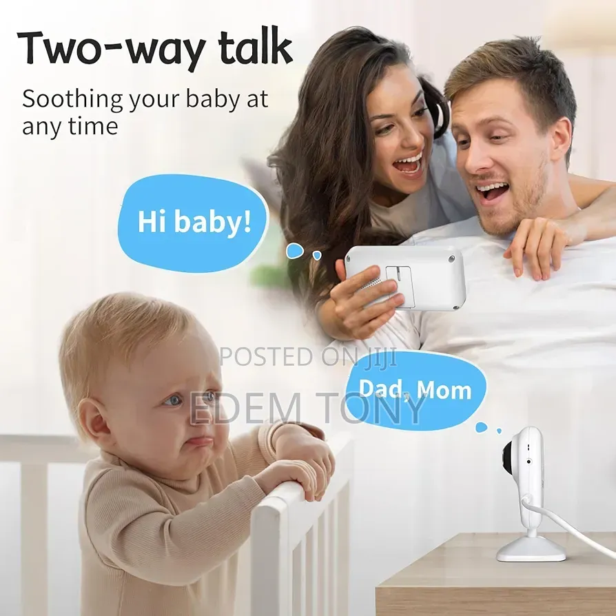 Simyke Upgrade Video Baby Monitor With Camera,1200ft Long Range