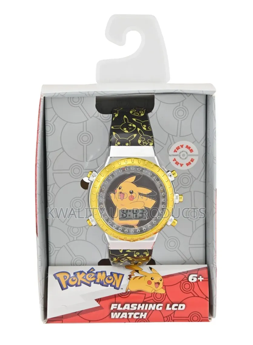 Pokémon Kids Unisex LCD Flashing Watch