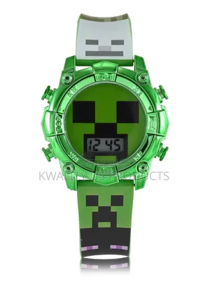 Minecraft Creeper Kids Unisex LCD Flashing Watch