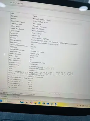 Laptop Microsoft Surface Laptop 3 8GB Intel Core i5 SSD 256GB