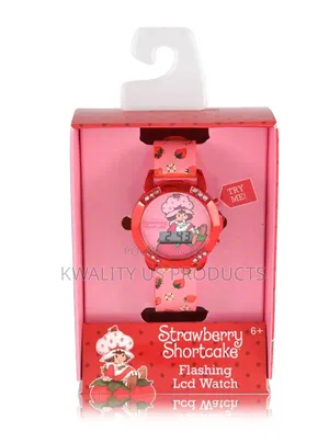 Strawberry Shortcake Girls LCD Flashing Watch