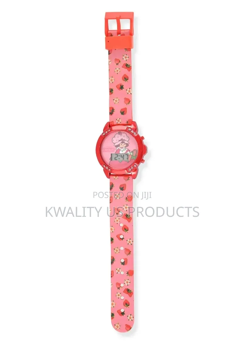 Strawberry Shortcake Girls LCD Flashing Watch