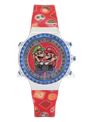 Super Mario Kids Unisex LCD Flashing Watch