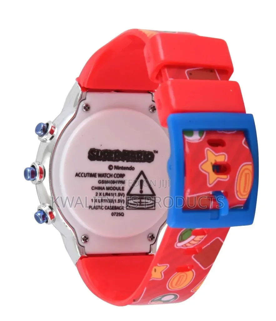 Super Mario Kids Unisex LCD Flashing Watch