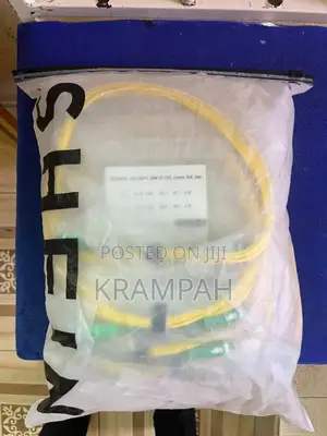 3-Meter Yellow Fiber Optic Patch Cord With Sc/Apc Connectors