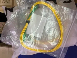 3-Meter Yellow Fiber Optic Patch Cord With Sc/Apc Connectors