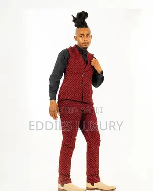 Original Ankara Vest and Down