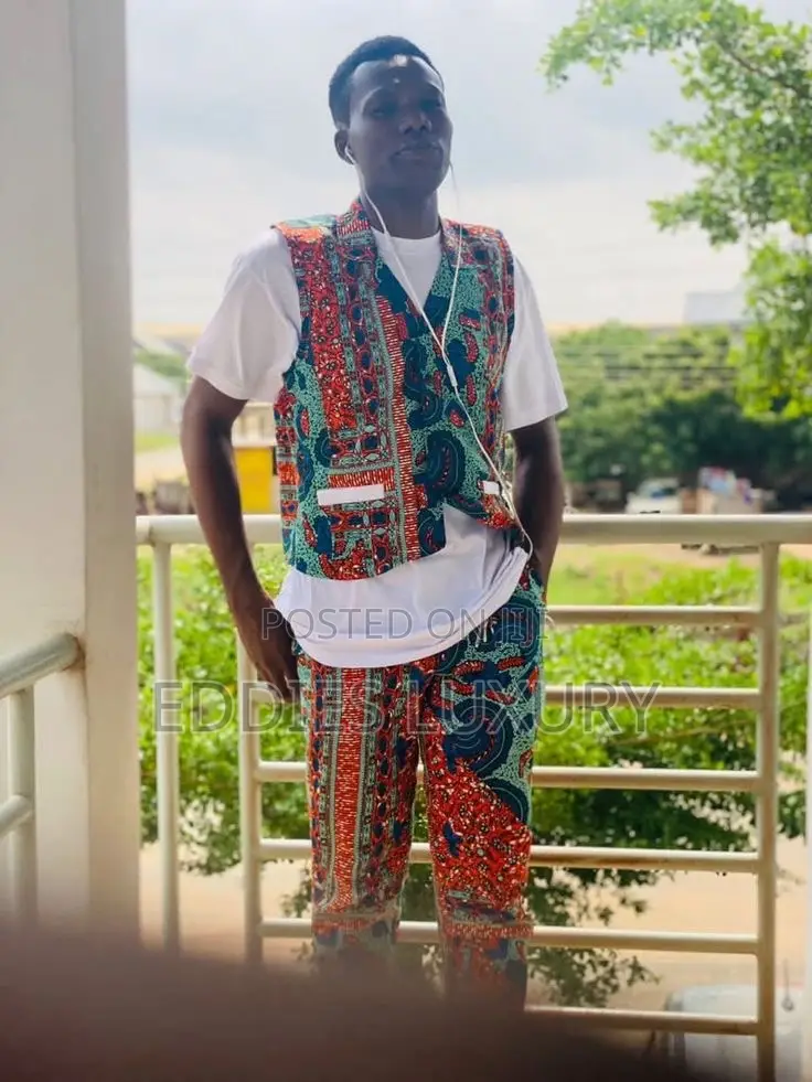 One-of-a-Kind Men’S Vest and Trousers