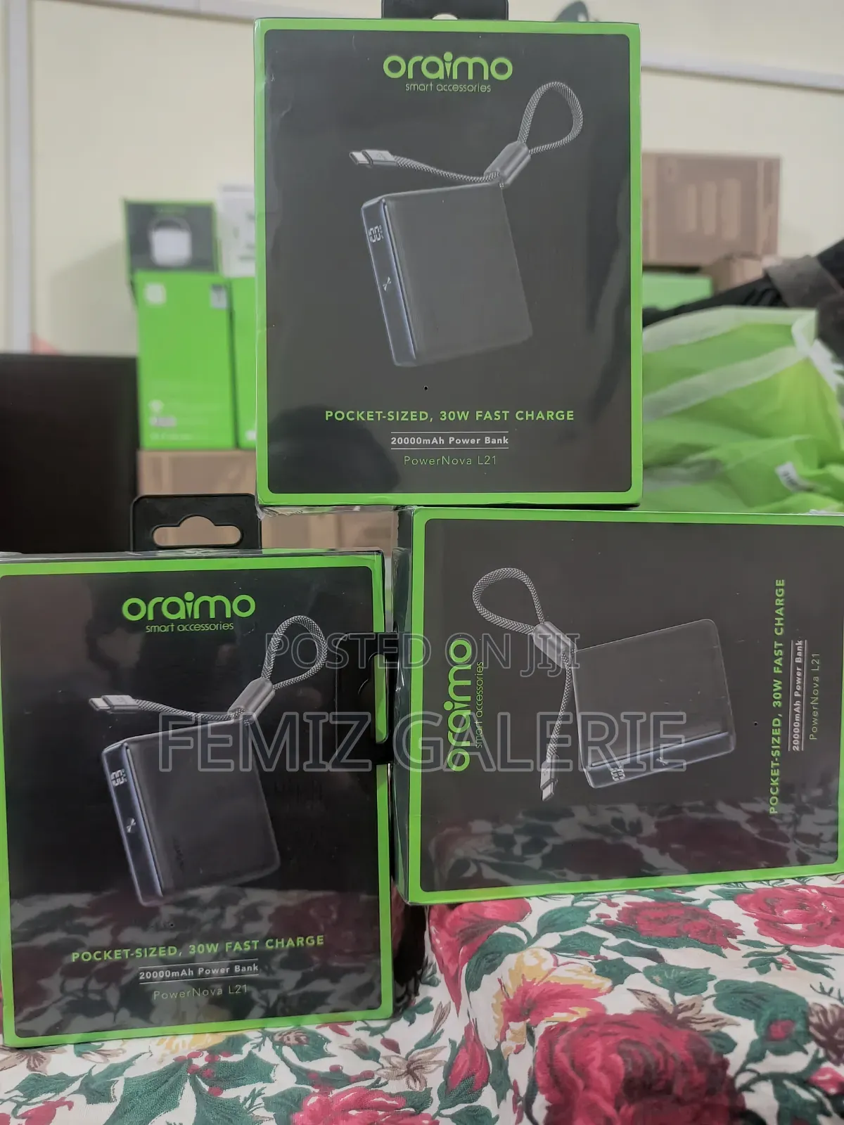 Oraimo Powernova L21 20000mah 30w Power Bank