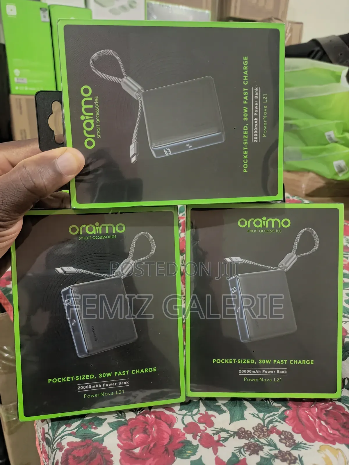 Oraimo Powernova L21 20000mah 30w Power Bank