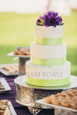 Ribbons 3 Layers Wedding Cake