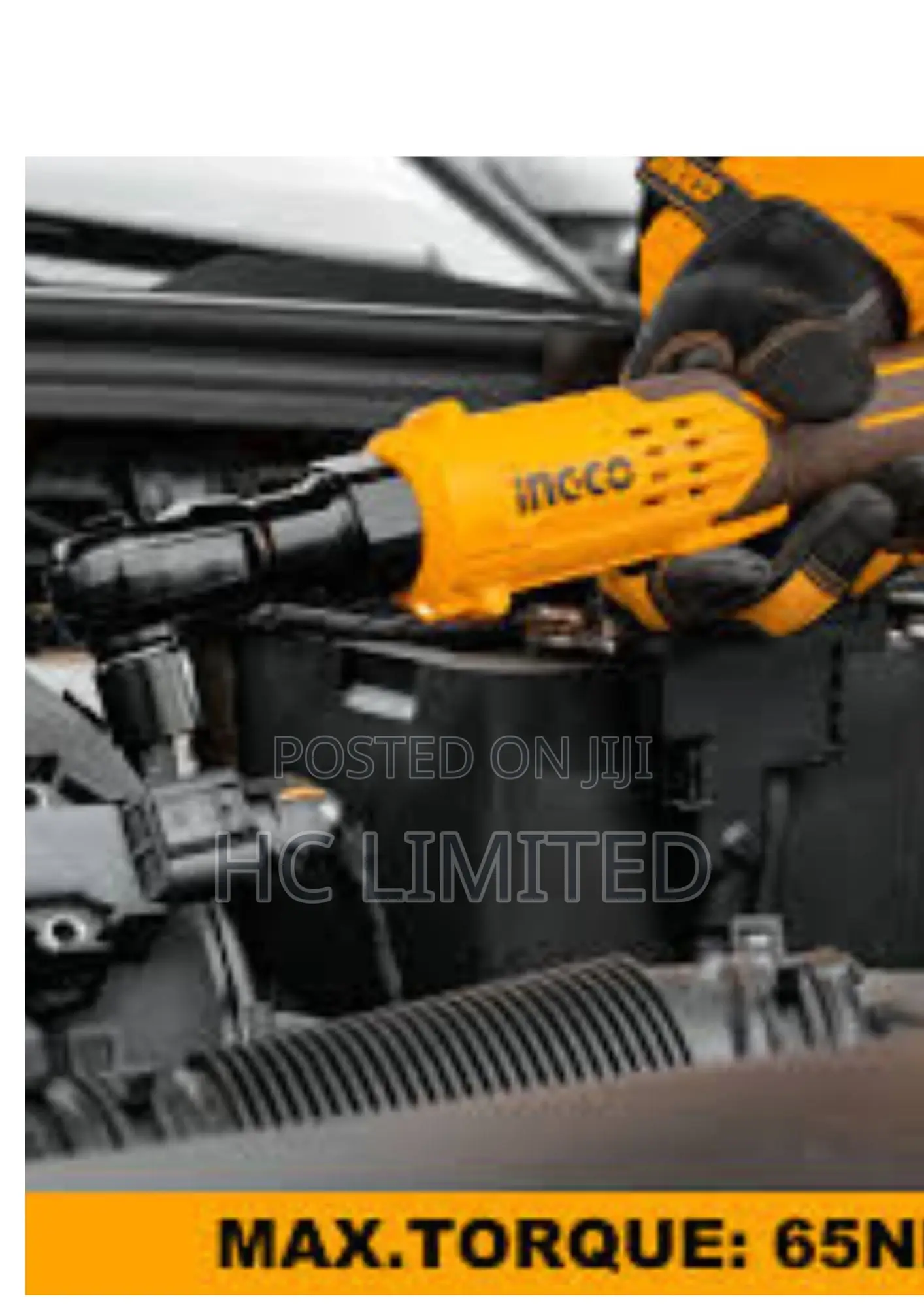 Ingco 20v Cordless Ratchet Wrench 65nm Battery Charger- Cdrli
