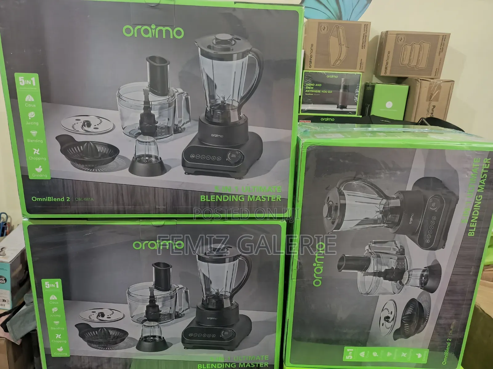 Oraimo Omniblend 2 21000 RPM Speed 5-in-1 Blender