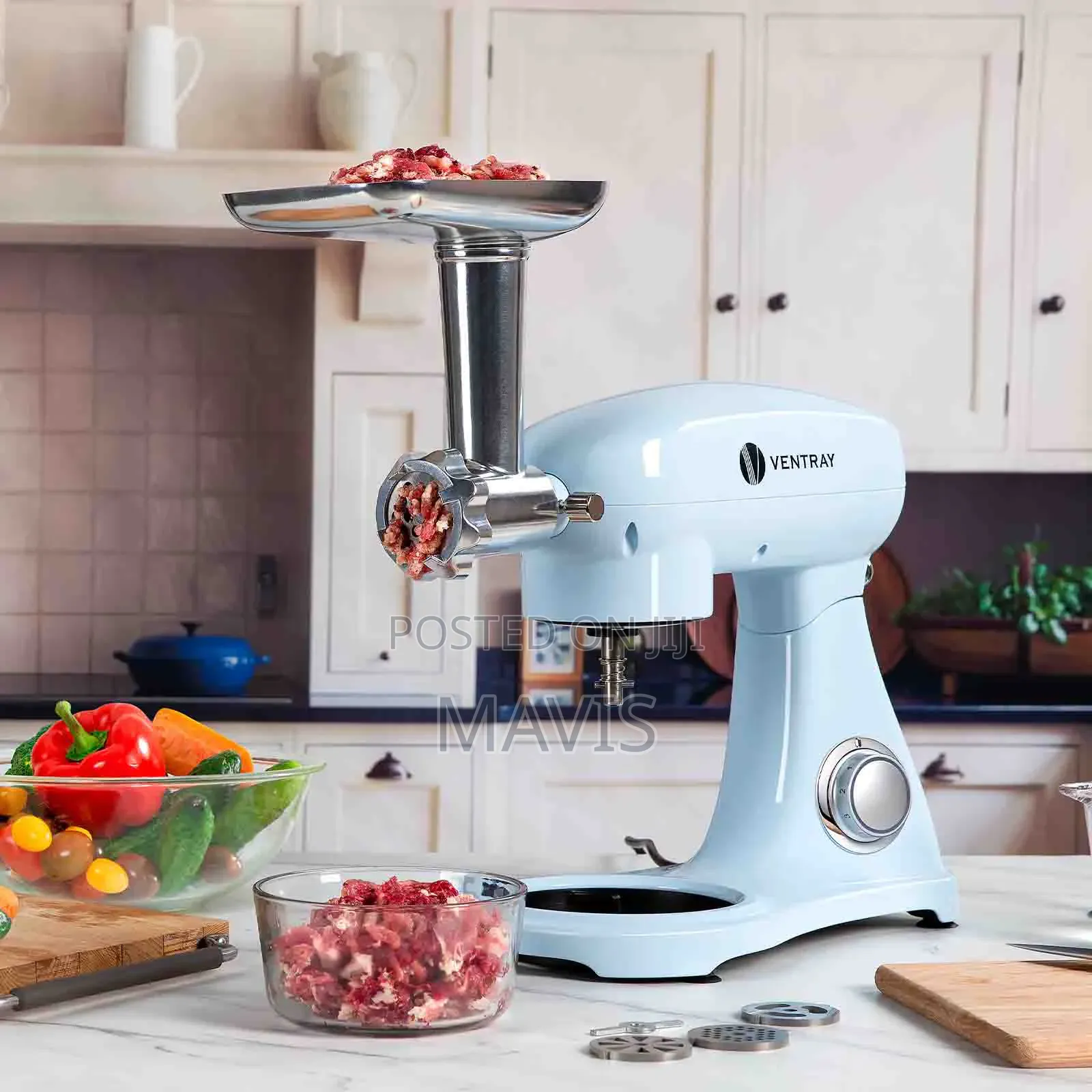 Stand Mixer With Meat Grinder