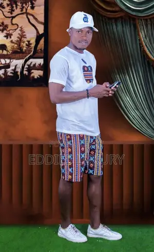 Original African Print Men’S T- Shirt and Down