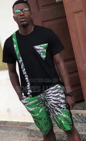 Exclusive Ankara T- Shirt and Down