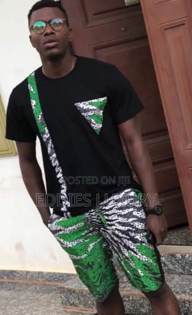 Exclusive Ankara T- Shirt and Down
