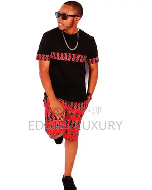 Special African Print T- Shirt and Down