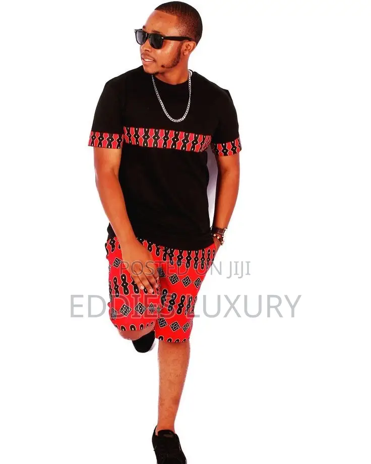 Special African Print T- Shirt and Down