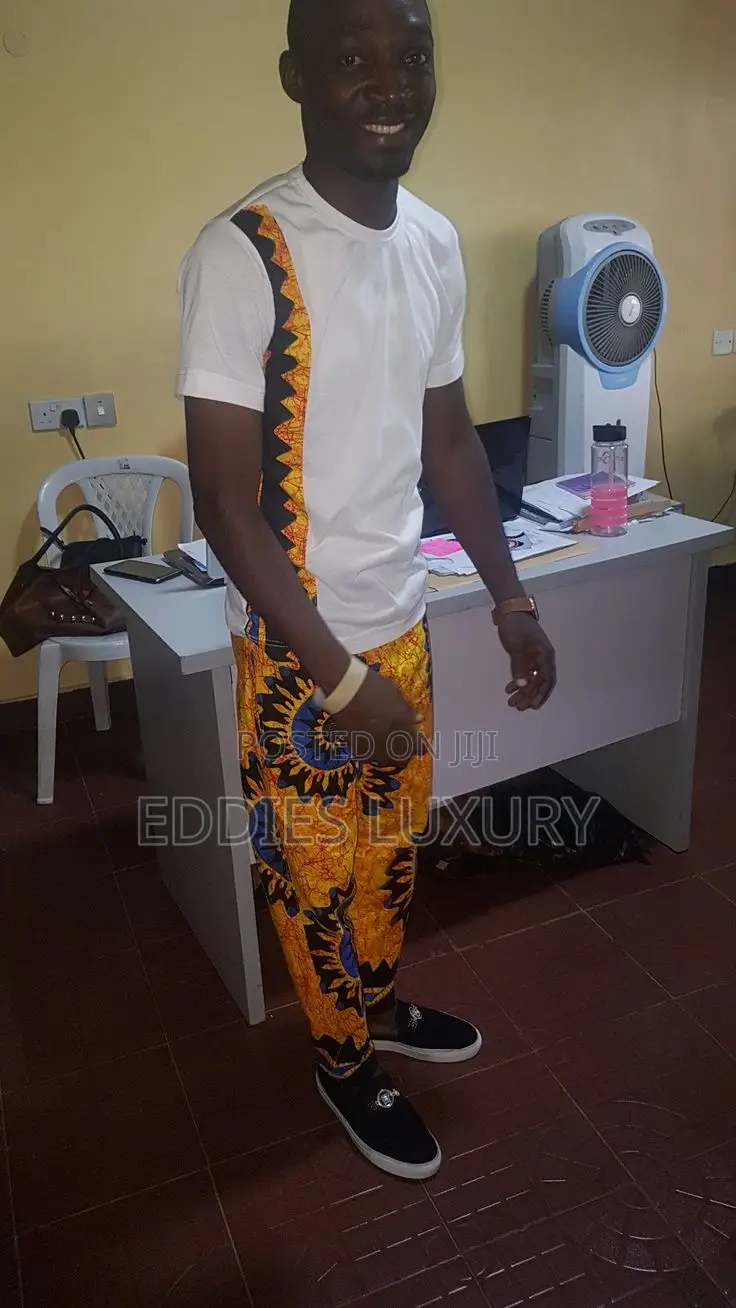 Uncommon African Print T- Shirt and Down