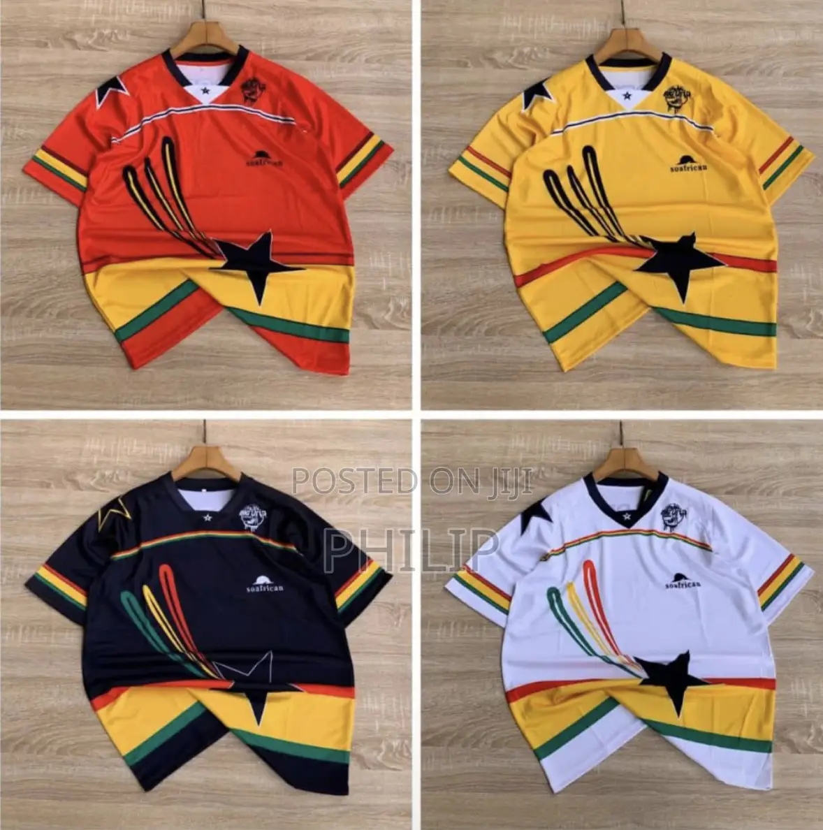 Ghana Jerseys Available in All Sizes