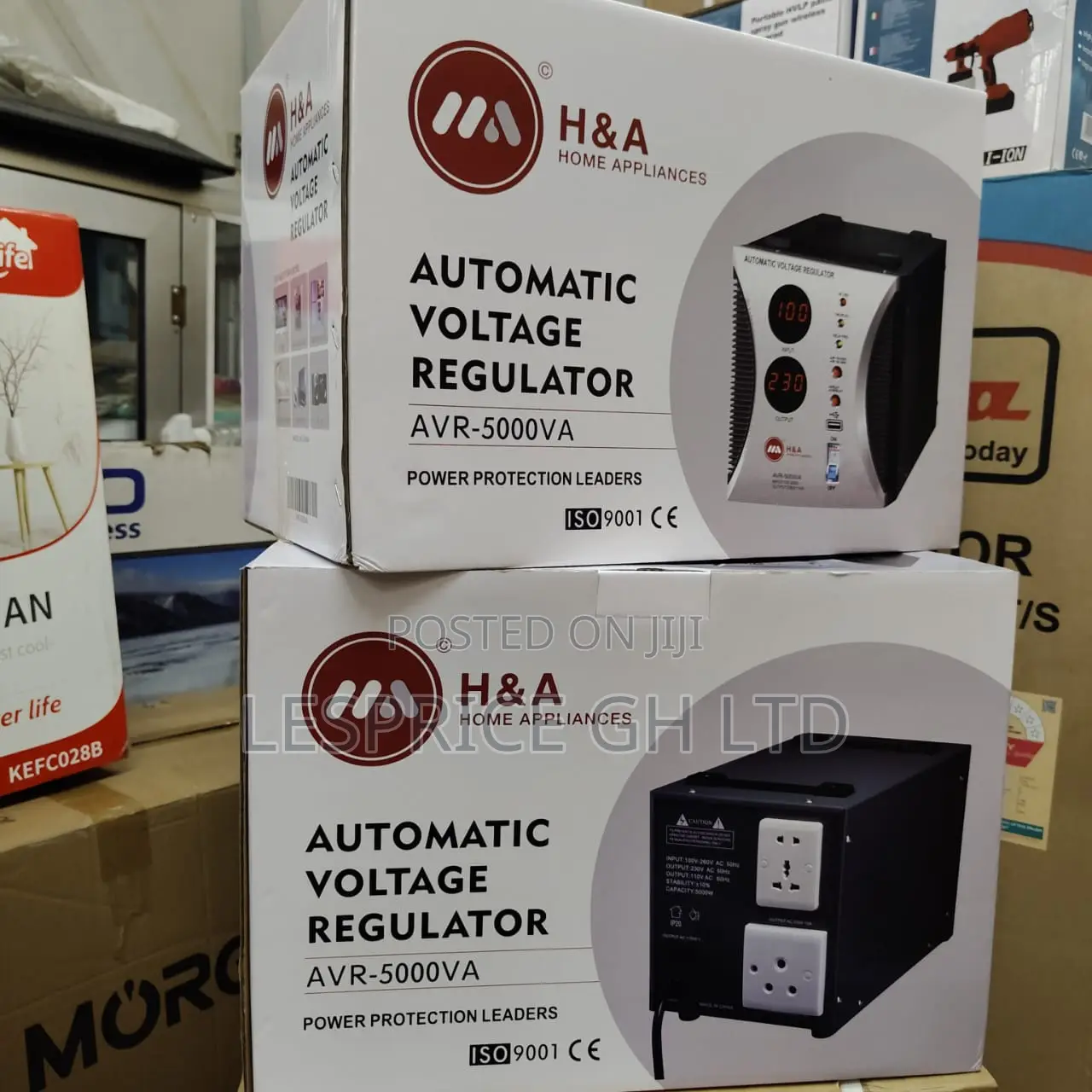 H A's Numero Uno 5000w Automatic Voltage Regulator