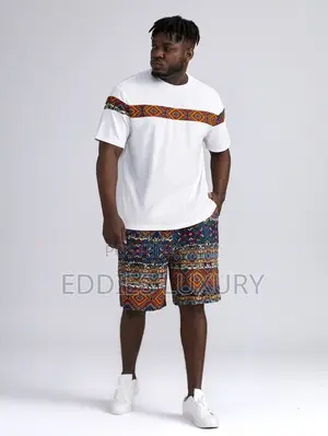 Singular Ankara T- Shirt and Down