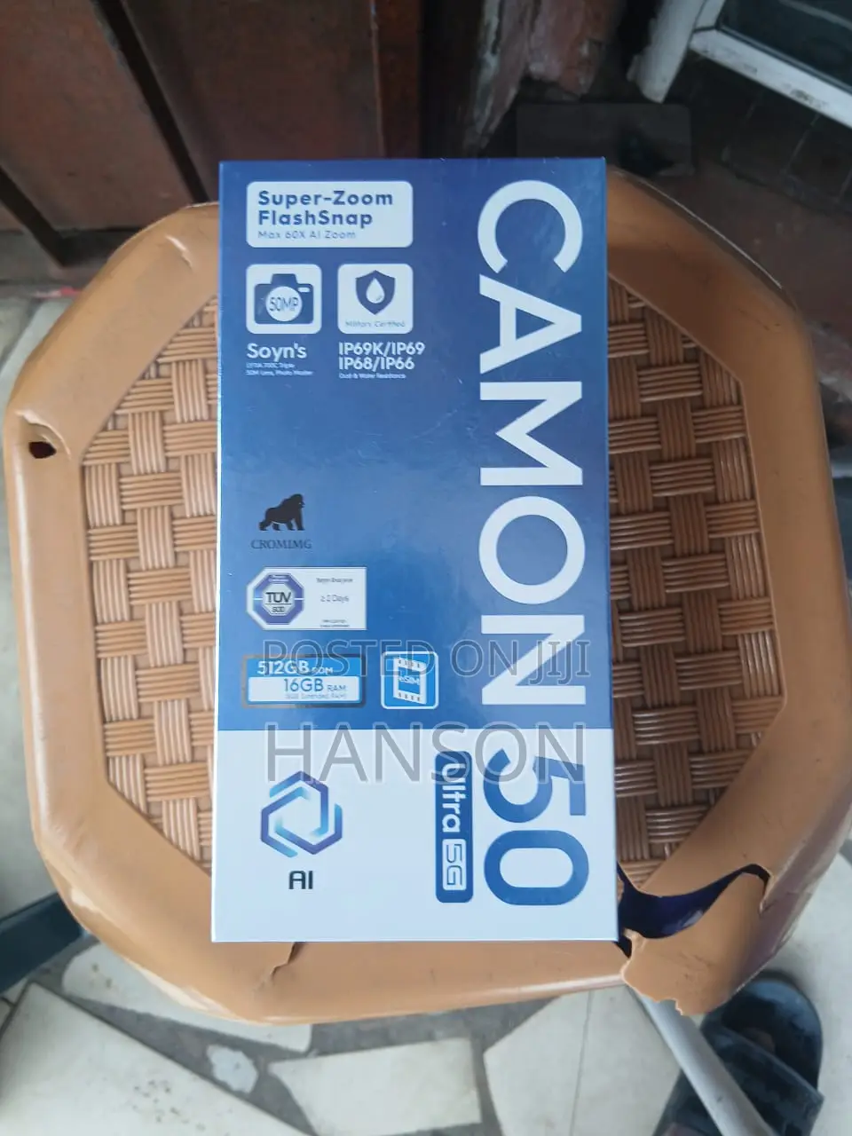 New Tecno Camon 50 Ultra 256 GB Black