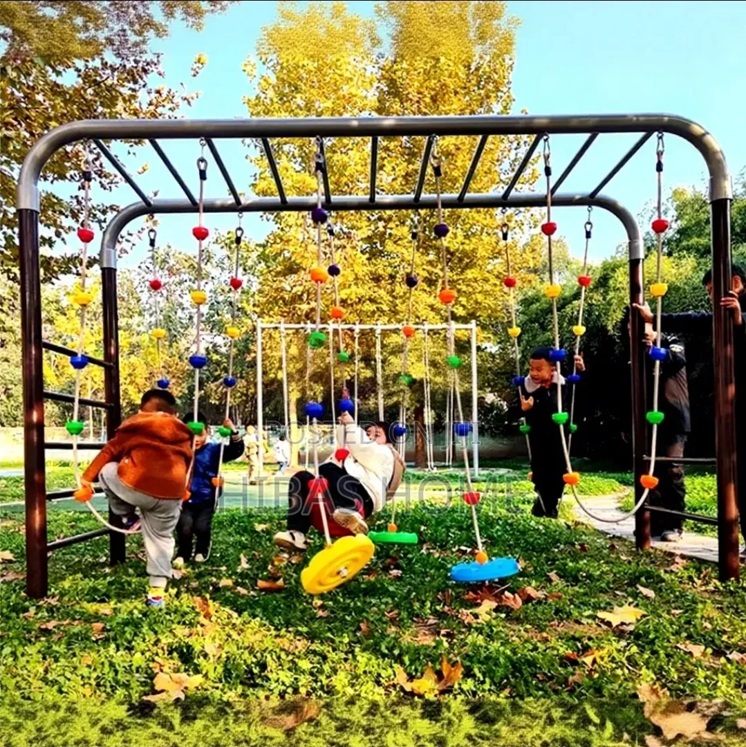 Commercial Style Agility Swing Monkey Bar Outdoor Playground Climbing