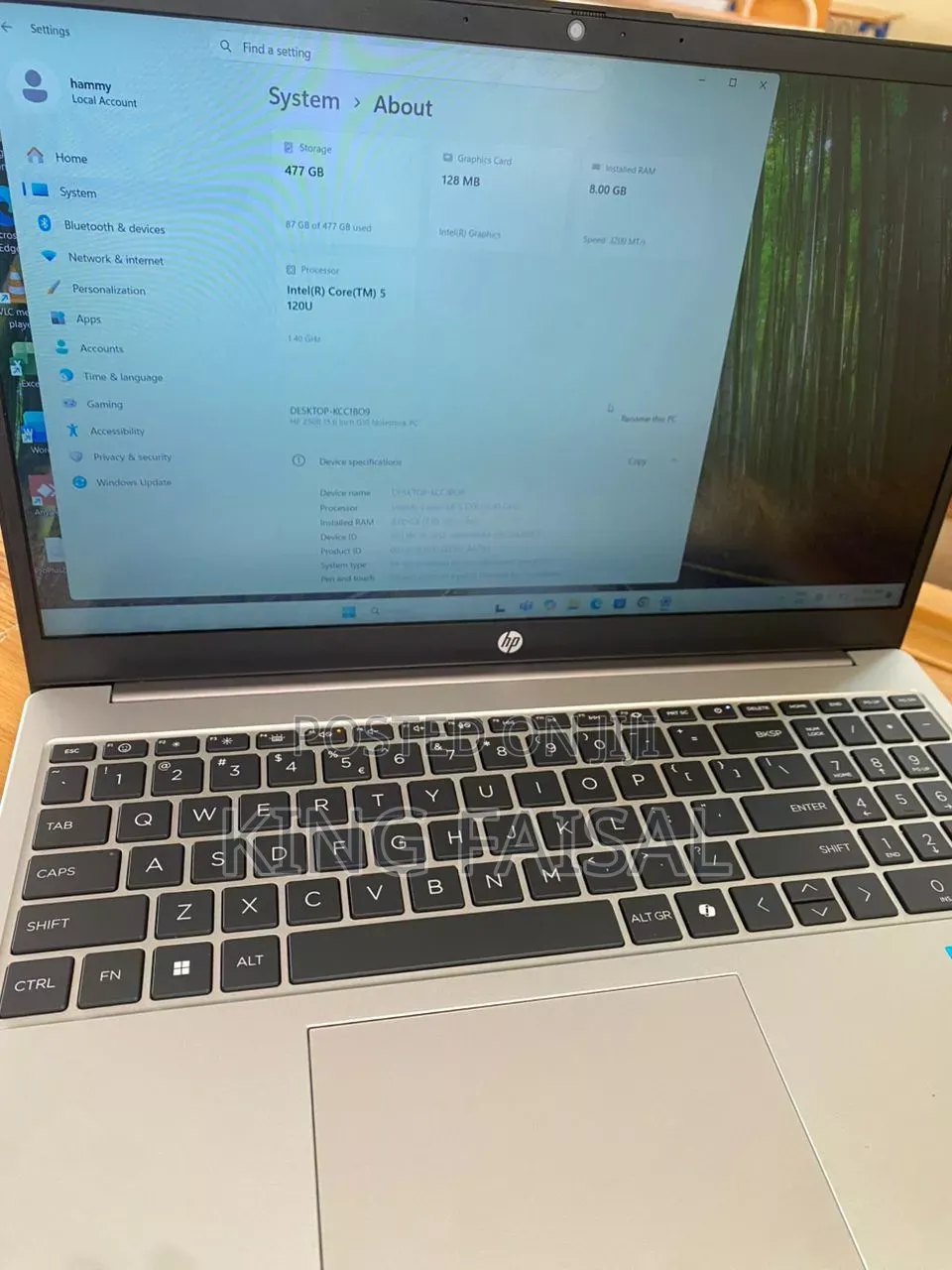 Laptop HP 15 8GB Intel Core i5 SSD 512GB