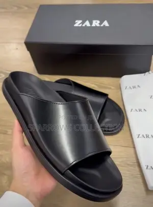 Original Zara Slippers Black