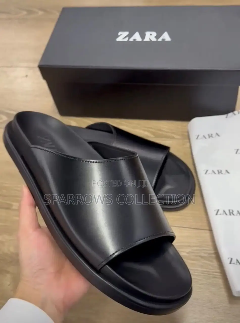 Original Zara Slippers Black