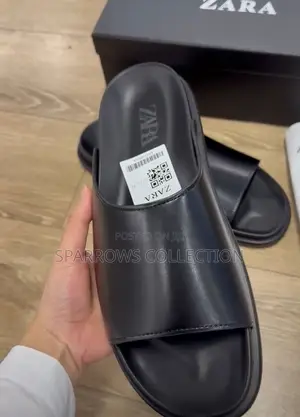 Original Zara Slippers Black
