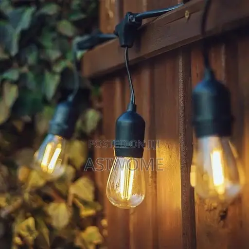 10m Waterproof Outdoor Garden Decor Warm With Ball String Light Bulb