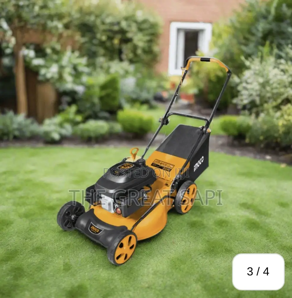 Ingco Gasoline Lawn Mower 4.8hp Selfpropelled With 510mm Cutting Width