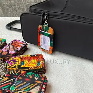 Remarkable African Print Luggage Tags