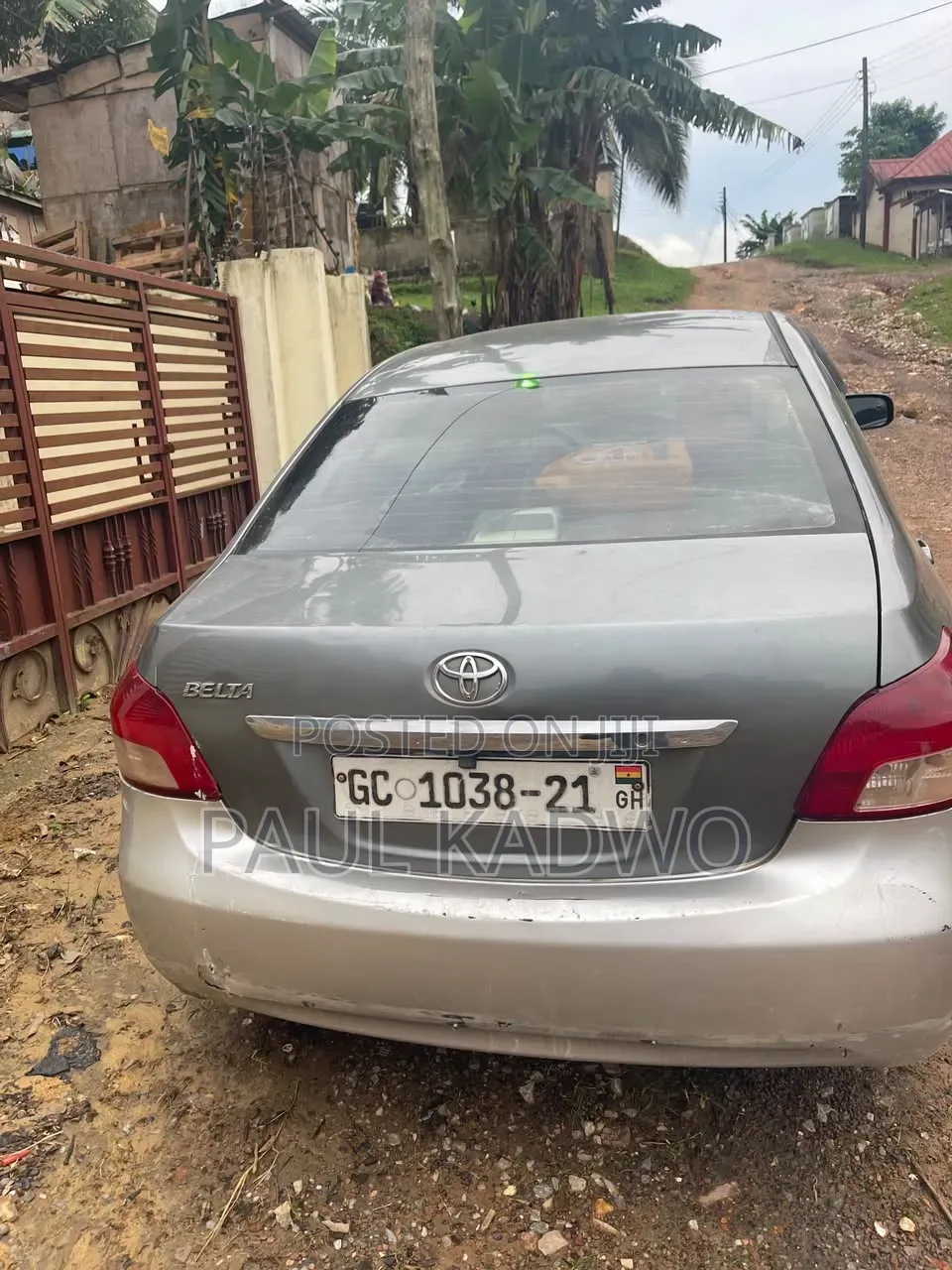 Toyota Belta 2010 Gray