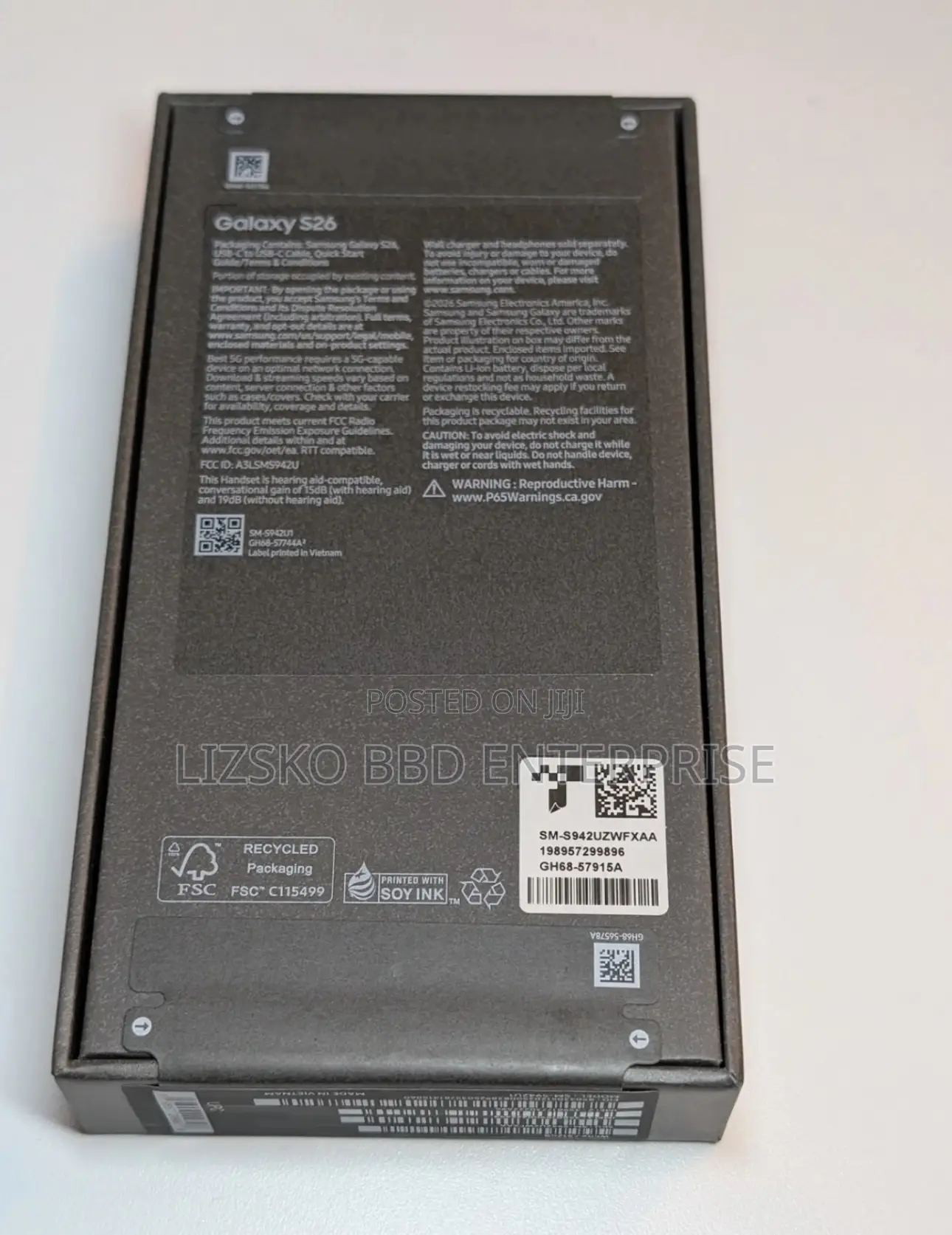 New Samsung Galaxy s26 256 GB Blue