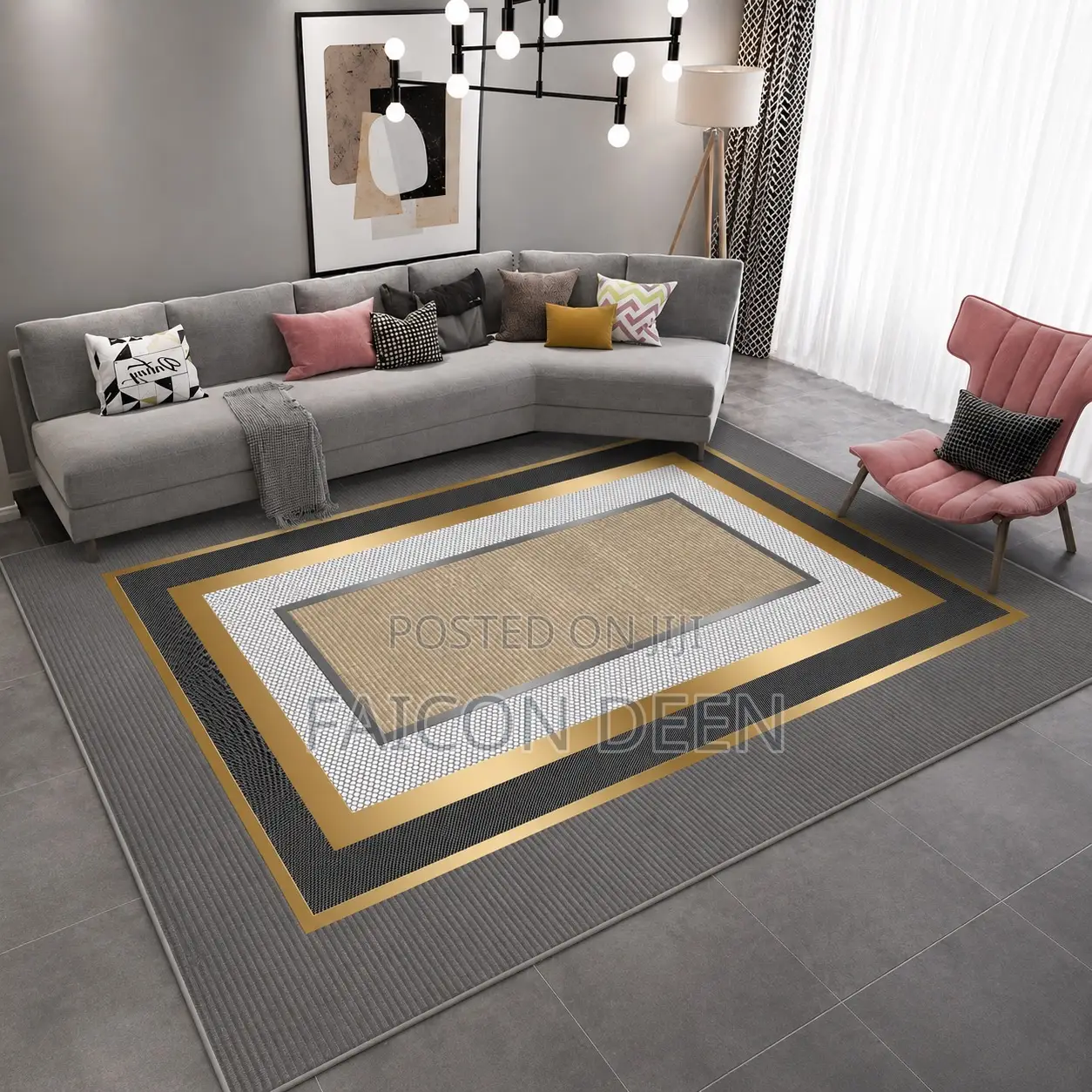 Premium Quality Hairy Area Rugs (Big Size 180x 270cn)