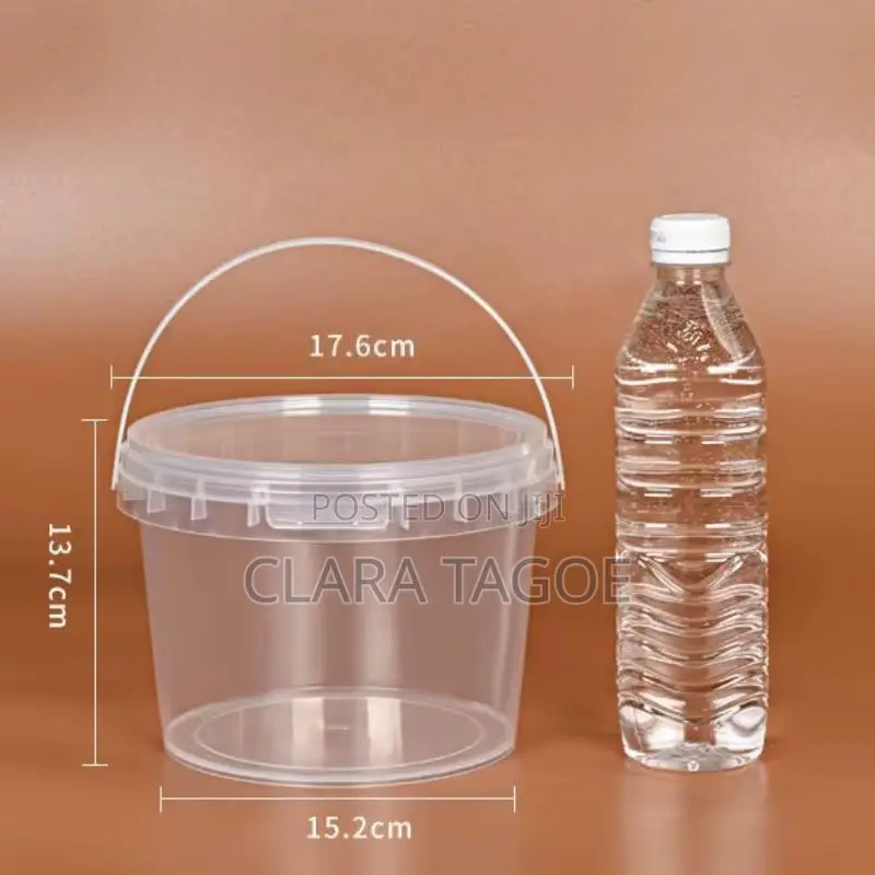 Yoghurt Containers / Peanut Butter, Bucket Containers