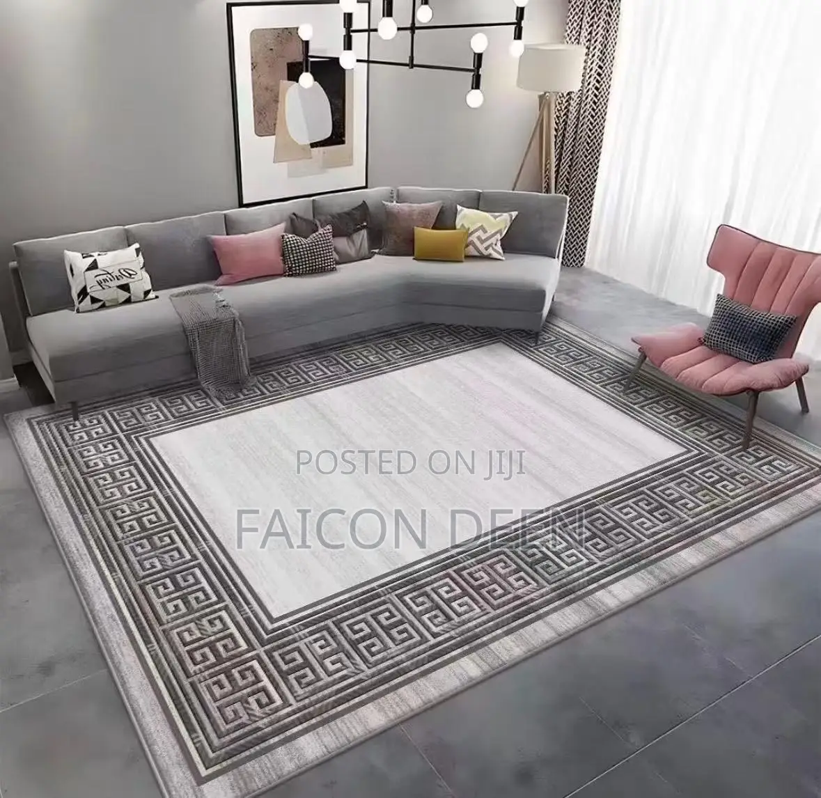 Soft Plush Luxury Hairy Carpets for Both Living Bedrooms (Big Size )