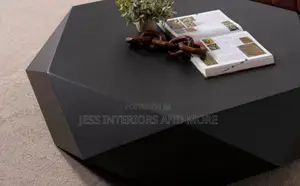 Center Table (Geometric)Black