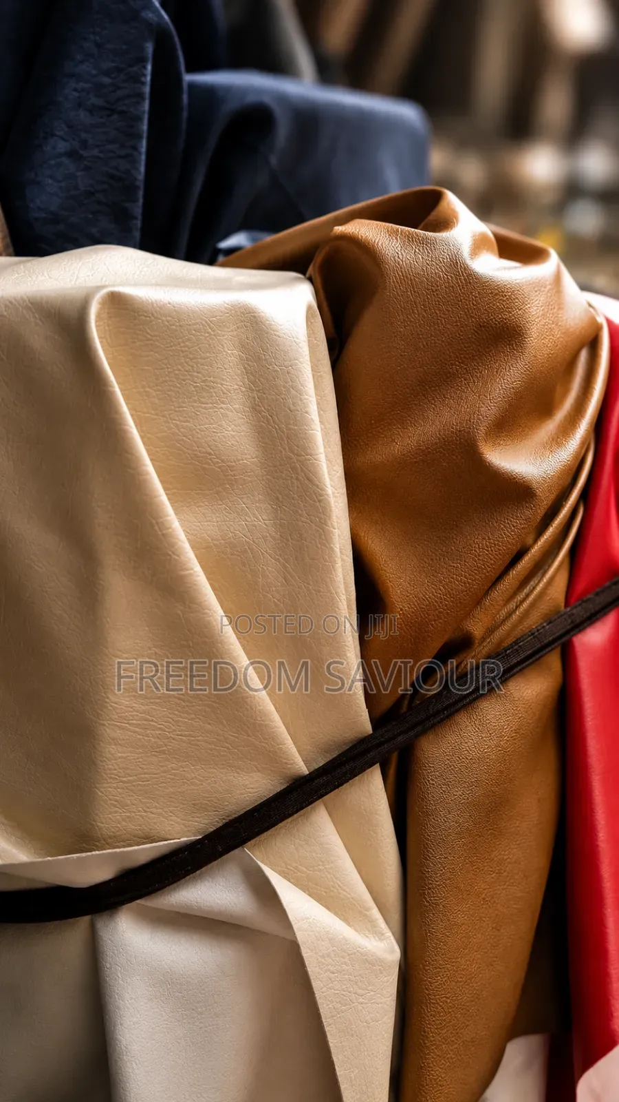 Premium Synthetic Leather Upholstery Fabric Bundle