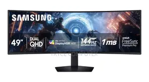 Samsung 49-Inch Odyssey G9 (G91f) Dqhd, 144hz, Curved Gaming Monitor,