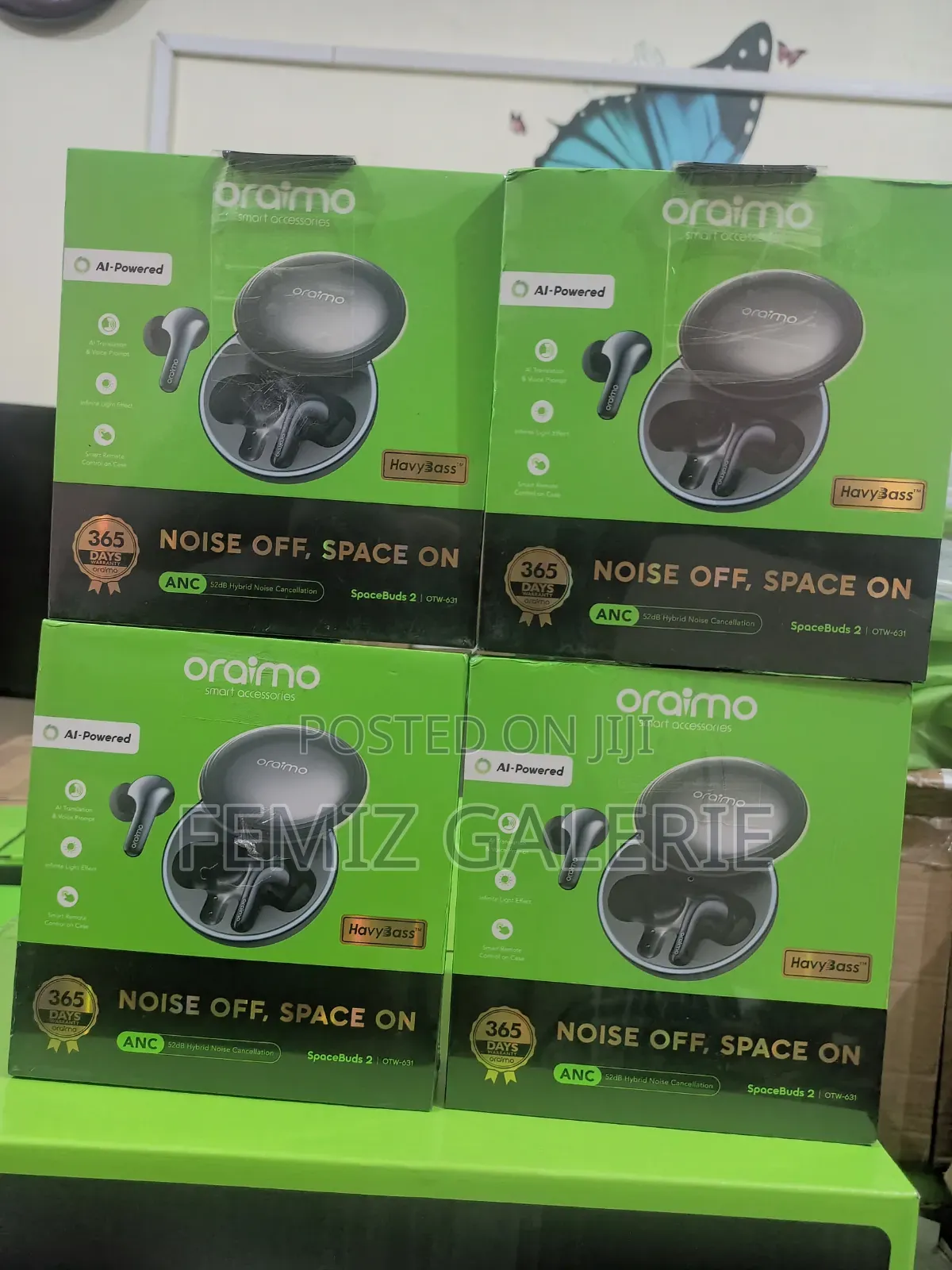 Oraimo Spacebuds 2 Ai Smart 45hrs Playtime True Wireless Earbuds